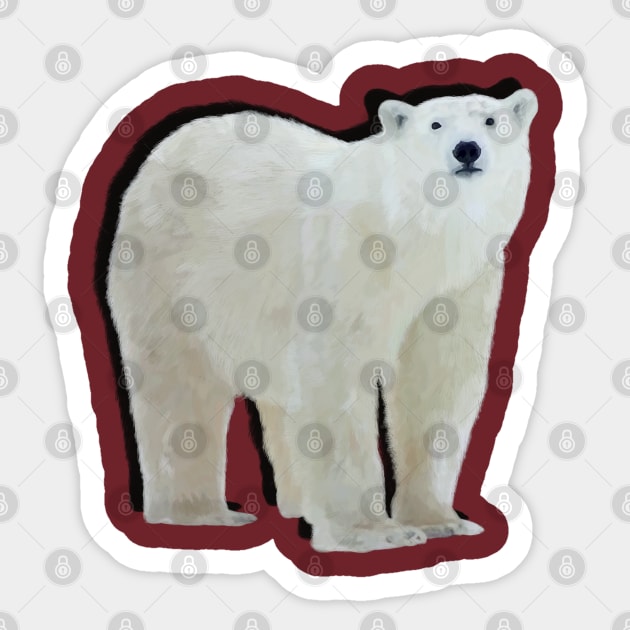 Polar bear Sticker by JOGAS